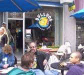 April 20 -- at the Bulldog Cafe in Oaksterdam